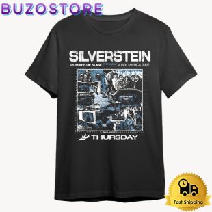 Silverstein 25 Years Of Noise Tour T Shirt