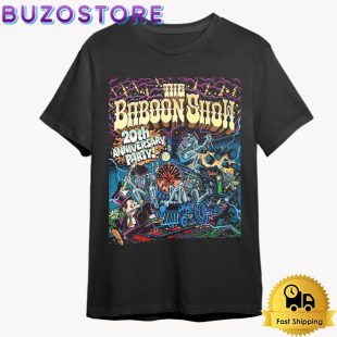 The Baboon Show 20th Anniversary Party 2025 Concert T Shirt