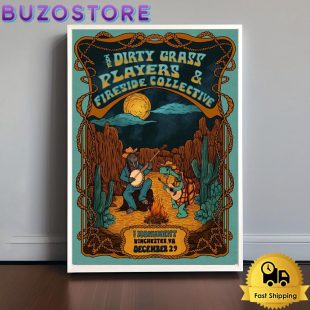 The Dirty Grass Players Tour At The Monument Winchester, VA On December 29, 2024 Poster Canvas