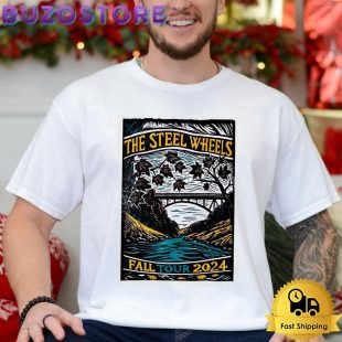 The Steel Wheels November 2024 Tour T Shirt
