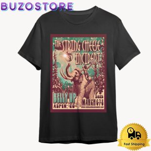 The String Cheese Incident Tour At Belly Up Aspen CO On Mar 6-8 2025 T Shirt