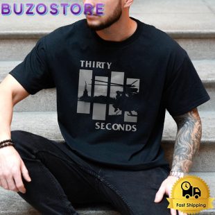 Thirty Seconds To Mars Black Flag T Shirt