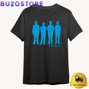 Weezer Blue Silhouette T Shirt