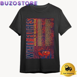 Wyatt Flores Welcome To The Plains Tour 2024 T Shirt