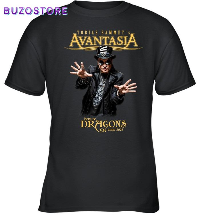 Avantasia - Here Be Dragons World Tour Unisex T-Shirt For Fans