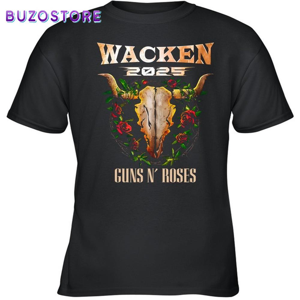 Guns N' Roses Wacken 2025 Unisex T-Shirt For Fans