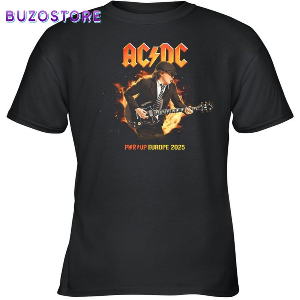 ACDC PWR UP Europe Tour 2025 Unisex T-Shirt