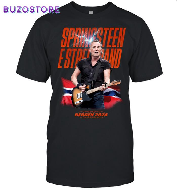 Bruce Springsteen Bergen Tour 2024 Unisex T-Shirt For Fans