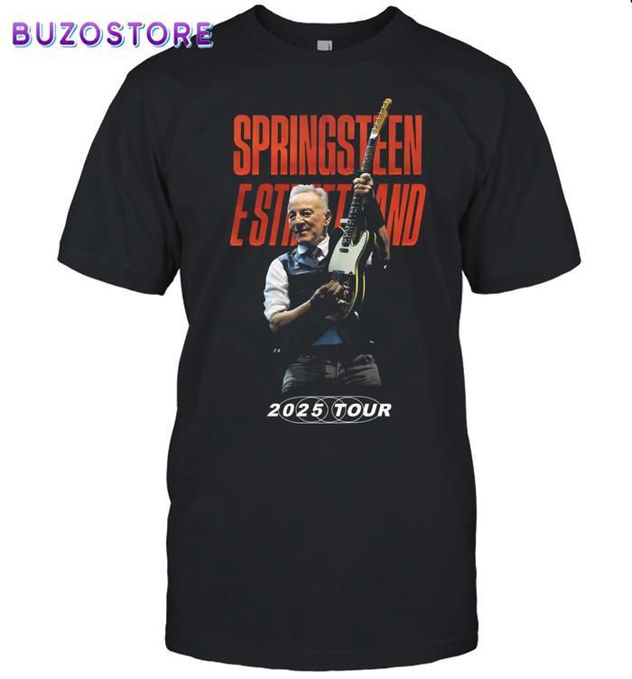 Bruce Springsteen E Street Band On Tour 2025 Unisex T-Shirt For Fans