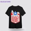 Here For The Bad Bunny Bowl X Nfl Parody Logo Unisex T-Shirt For Fans