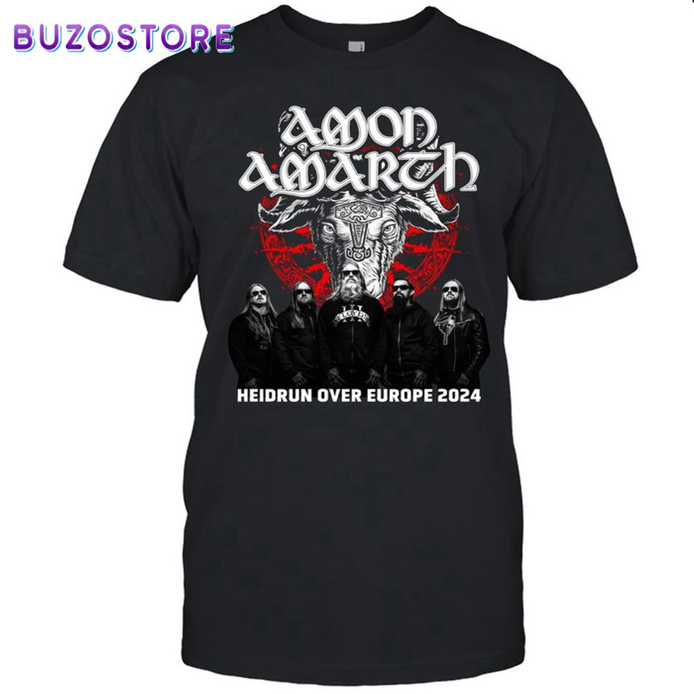 Amon Amarth Heidrun Over Europe 2024 Tour Unisex T-Shirt