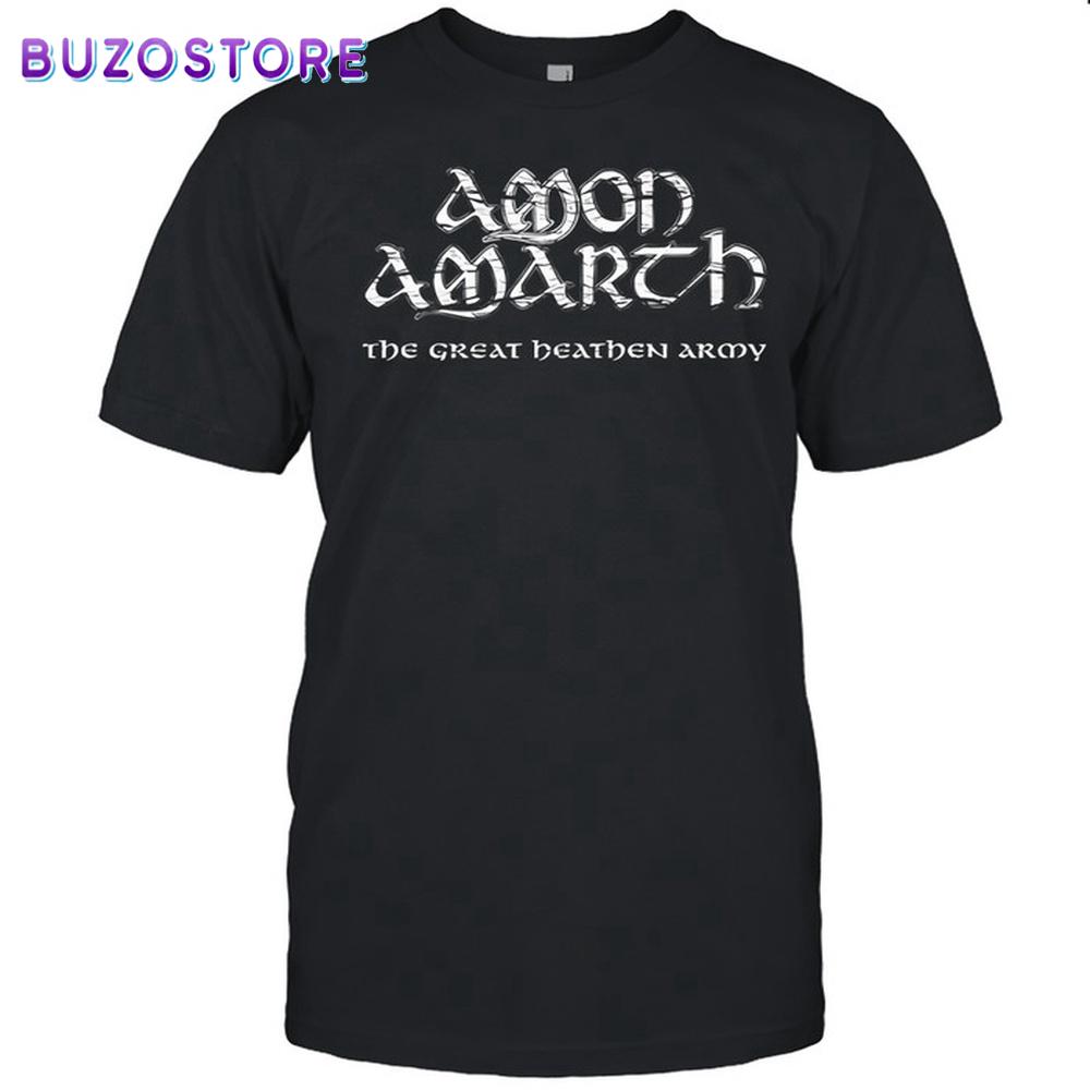 Amon Amarth The Great Heathen Army White Logo Unisex T-Shirt