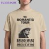 Bruno Mars The Romantic Tour 2026 Dallas Texas Unisex T-Shirt