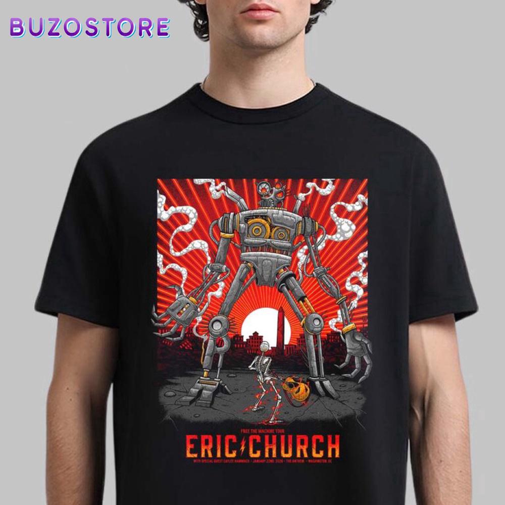 Eric Church Washington DC 2026 Night 1 Unisex T-Shirt