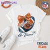 Chicago Bears NFL Bow Football Unisex T-Shirt
