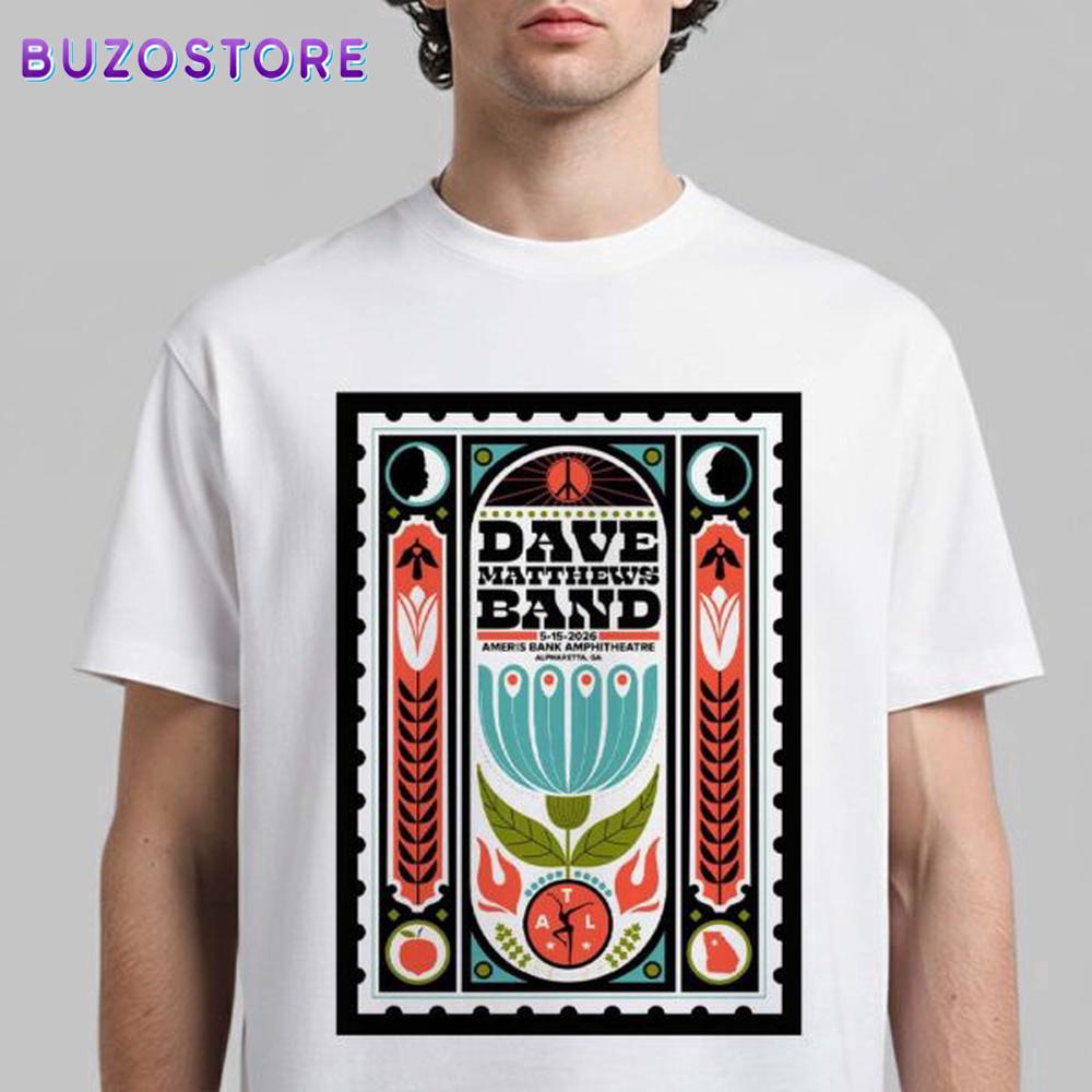Dave Matthews Band Alpharetta Georgia 2026 Unisex T-Shirt