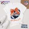 Denver Broncos NFL Bow Football Unisex T-Shirt