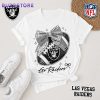 Las Vegas Raiders NFL Bow Football Unisex T-Shirt
