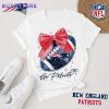 New England Patriots NFL Bow Football Unisex T-Shirt
