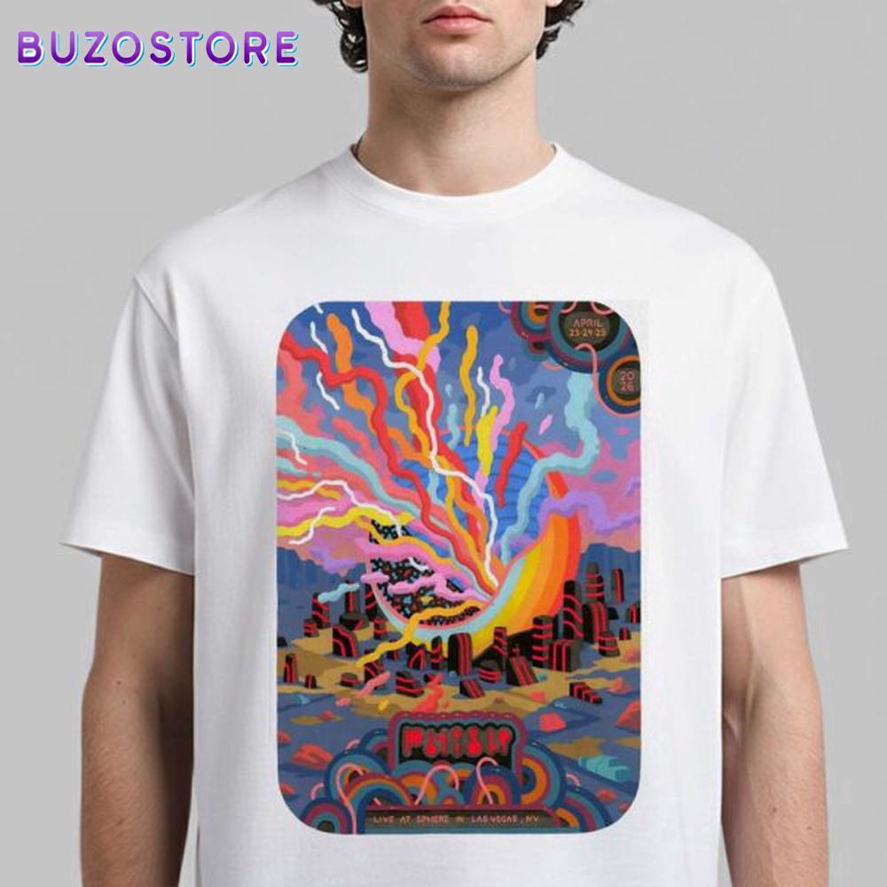Phish Live At Sphere Las Vegas 2026 Final Weekend 2 Unisex T-Shirt
