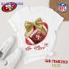 San Francisco 49ers NFL Bow Football Unisex T-Shirt