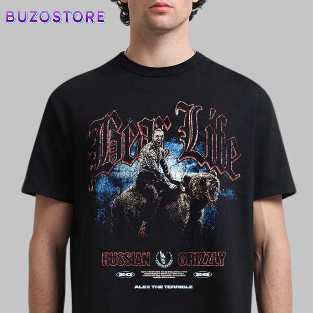 Alex The Terrible Slaughter to Prevail Russian Grizzly Bear Life Unisex T-Shirt