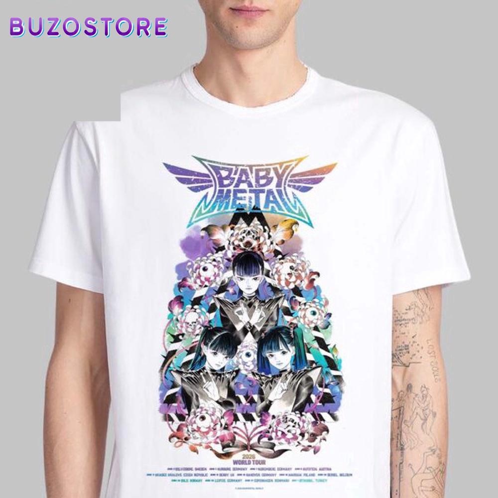 Babymetal World Tour 2026 UK And EU Unisex T-Shirt