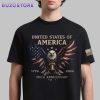 United States Of America USA 250 Anniversary 1776 2026 Eagle Wings Flag Unisex T-Shirt